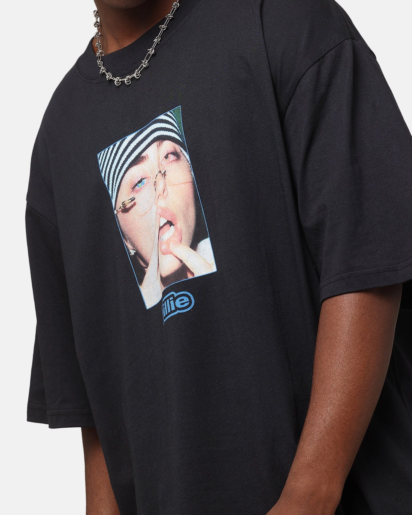 Billie Eilish Billie Gem Organic Cotton T-Shirt Black