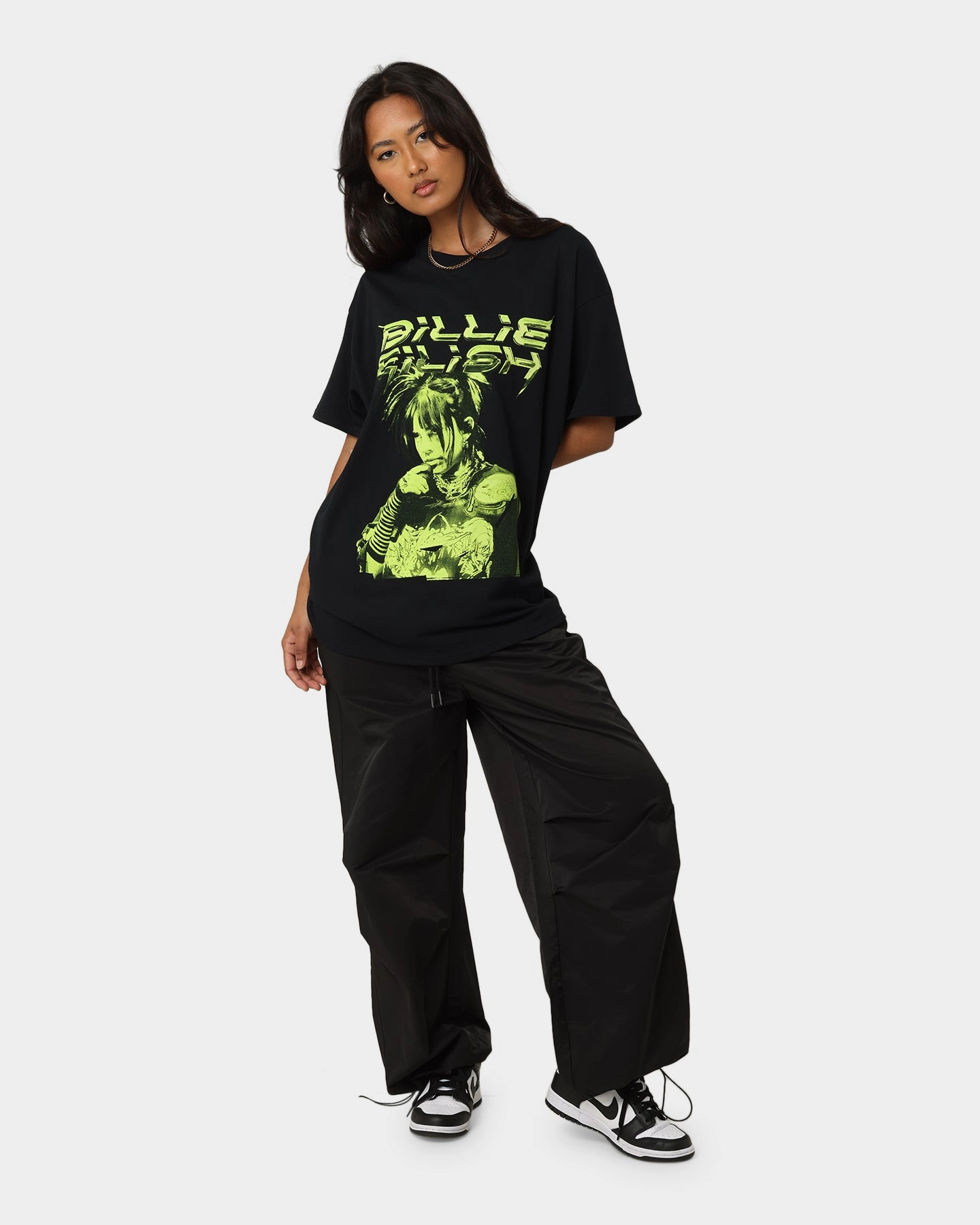 Billie Eilish Illustration T-Shirt Black