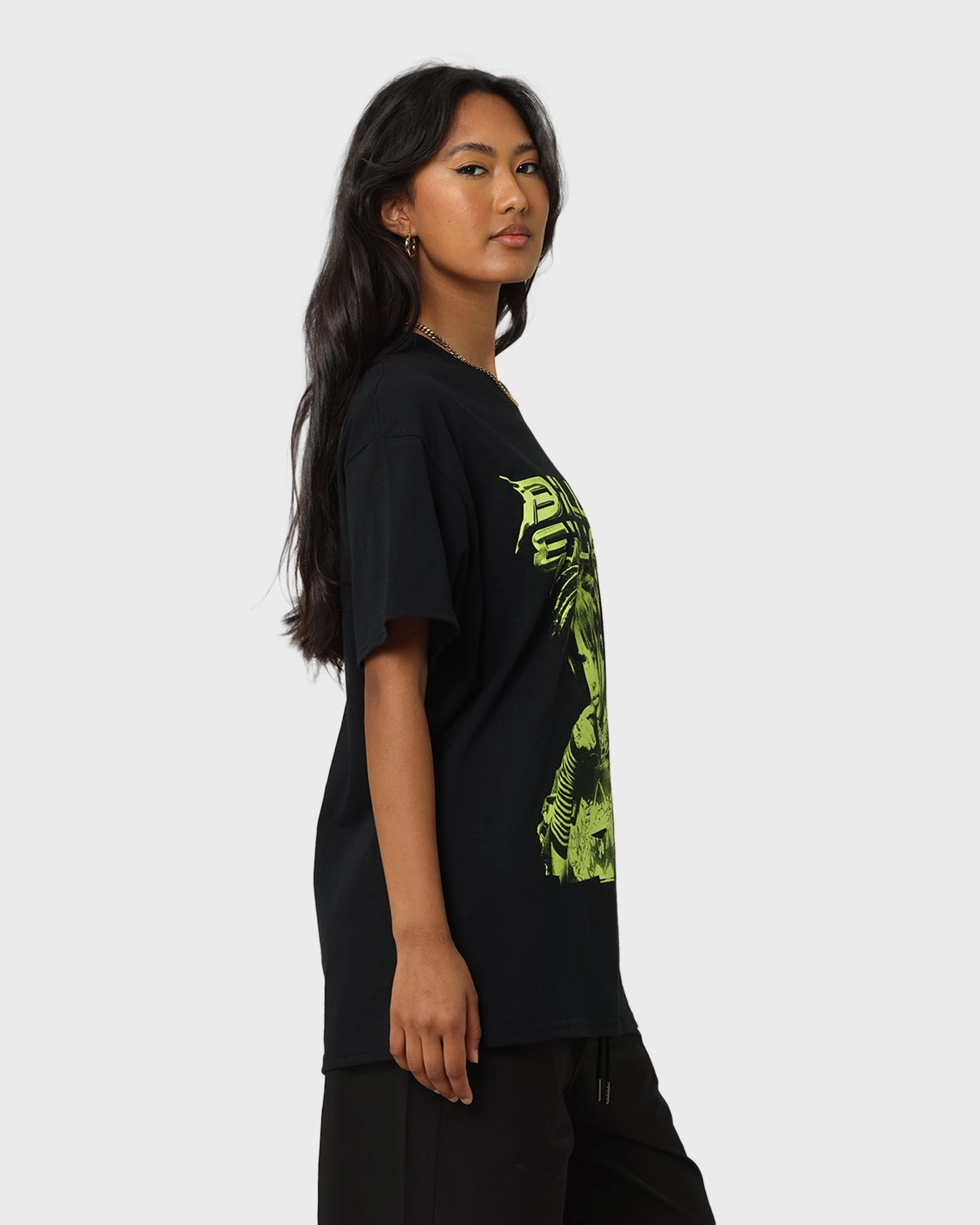 Billie Eilish Illustration T-Shirt Black