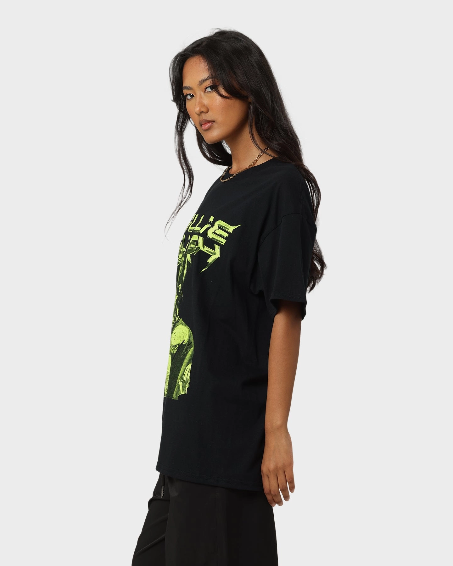 Billie Eilish Illustration T-Shirt Black