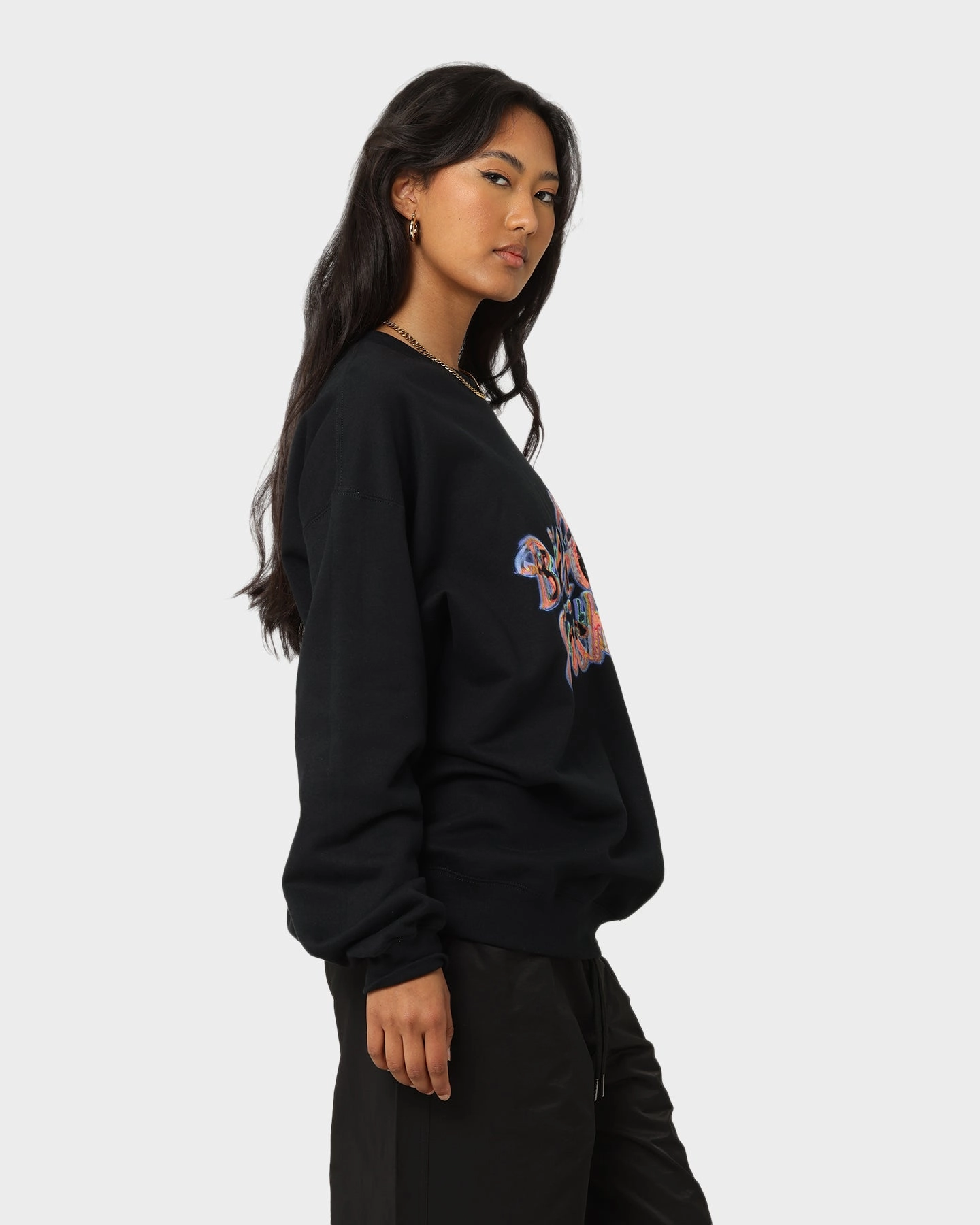 Billie Eilish Neon Logo Sweater Black