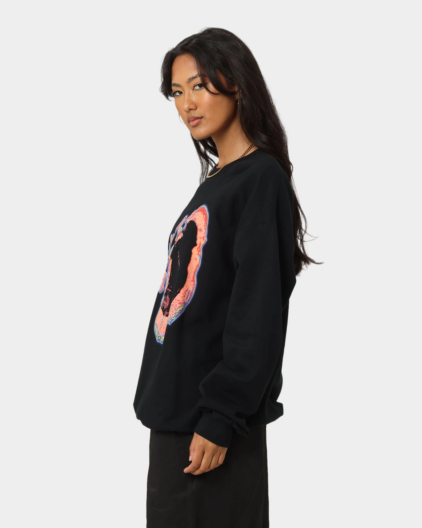 Billie Eilish Neon Logo Sweater Black