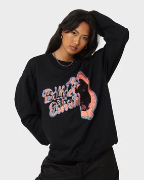 Billie Eilish Neon Logo Sweater Black