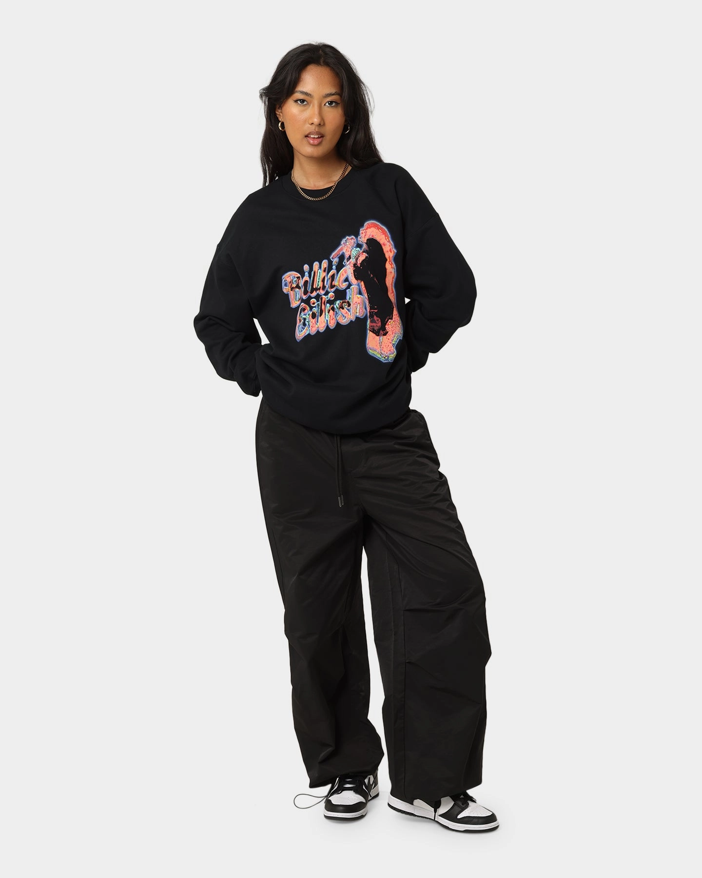 Billie Eilish Neon Logo Sweater Black