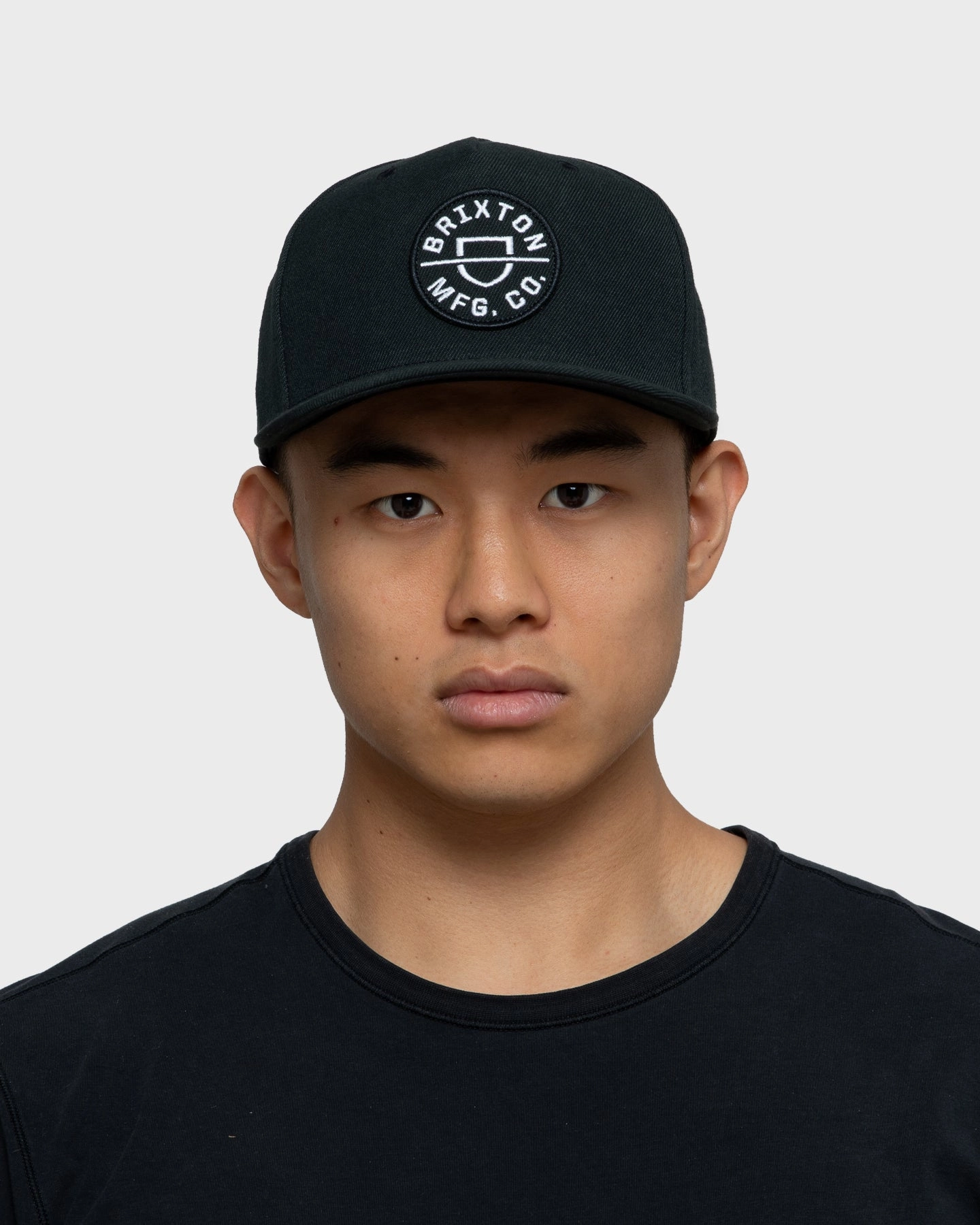 Brixton Crest C MP Snapback Black