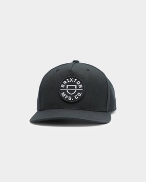 Brixton Crest C MP Snapback Black