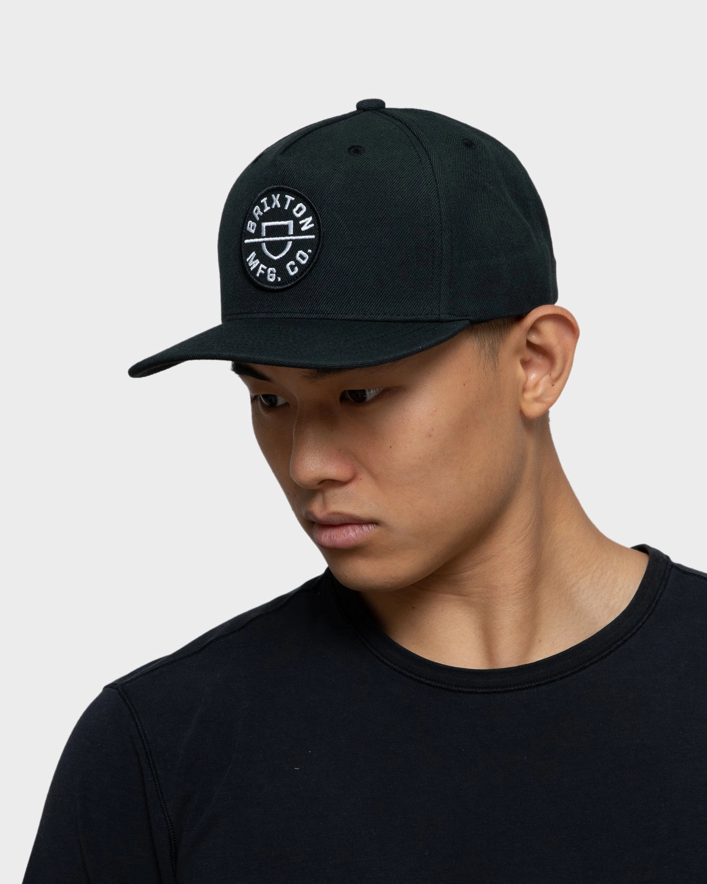 Brixton Crest C MP Snapback Black