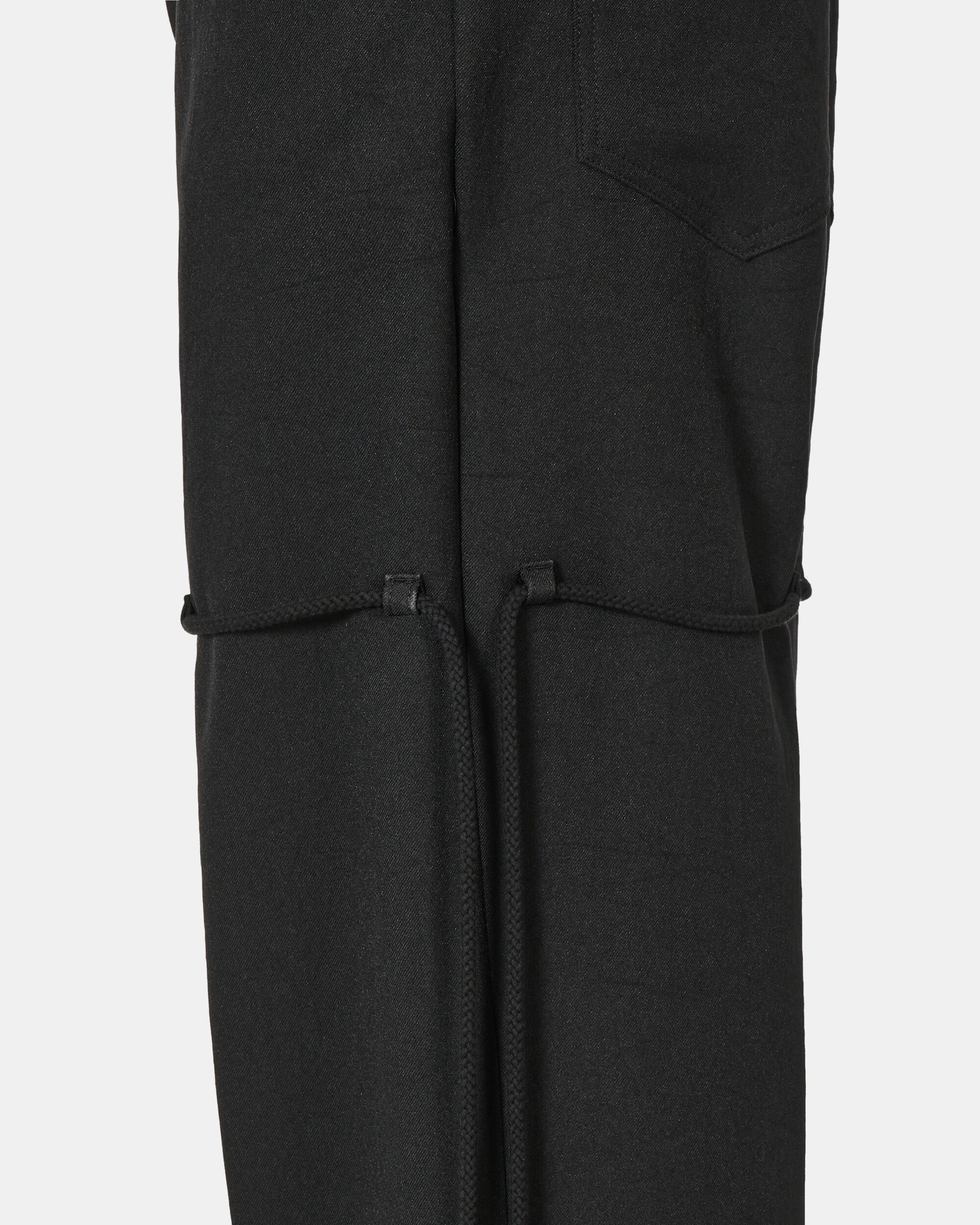 Chain Lace Dress Pants Black