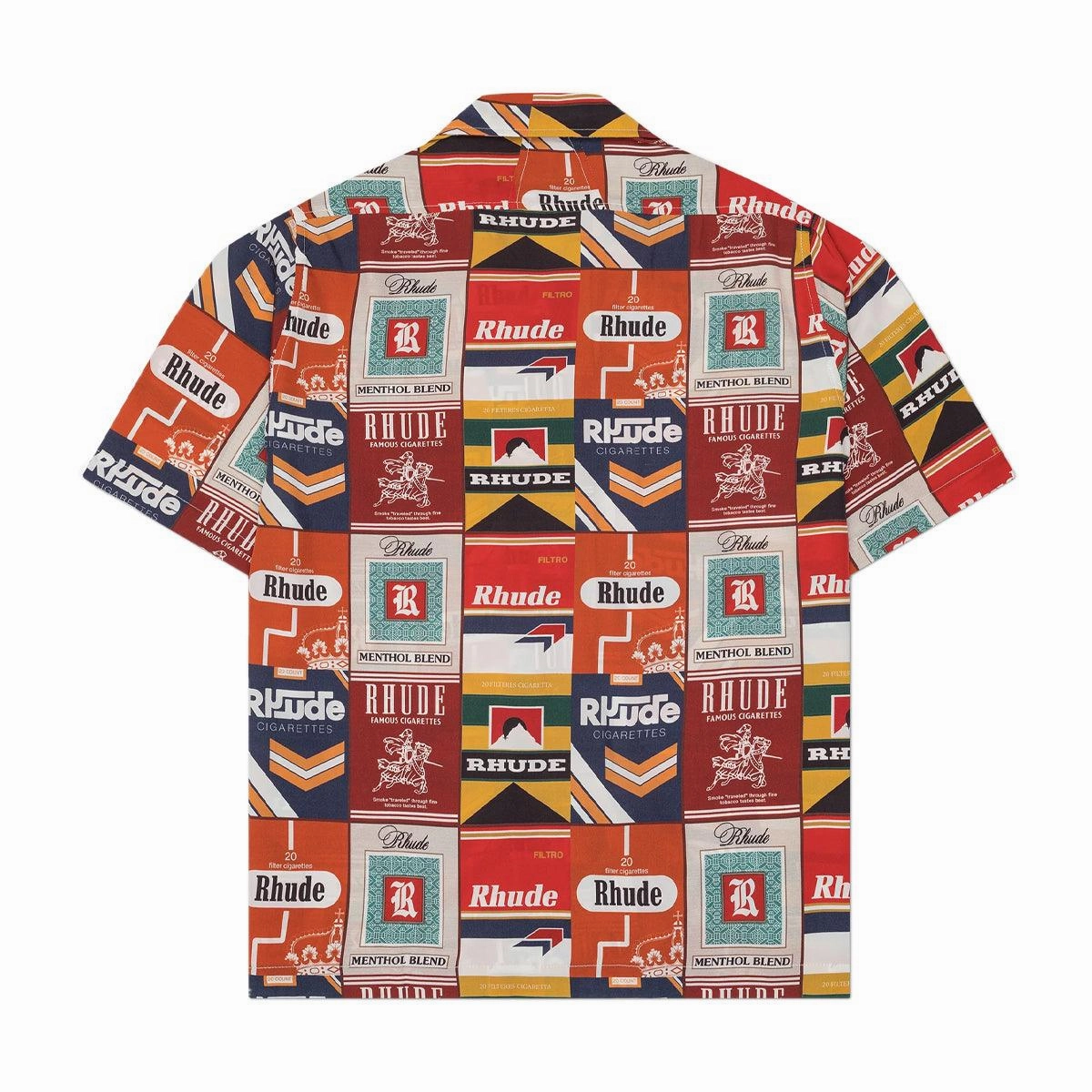 Cigaretta Silk Shirt 'Red Multi'
