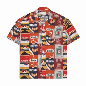 Cigaretta Silk Shirt 'Red Multi'