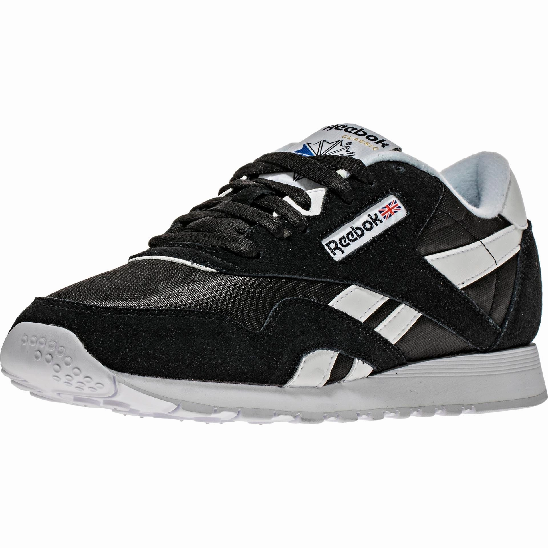 Classic Nylon Mens Lifestyle Shoe- Black/White