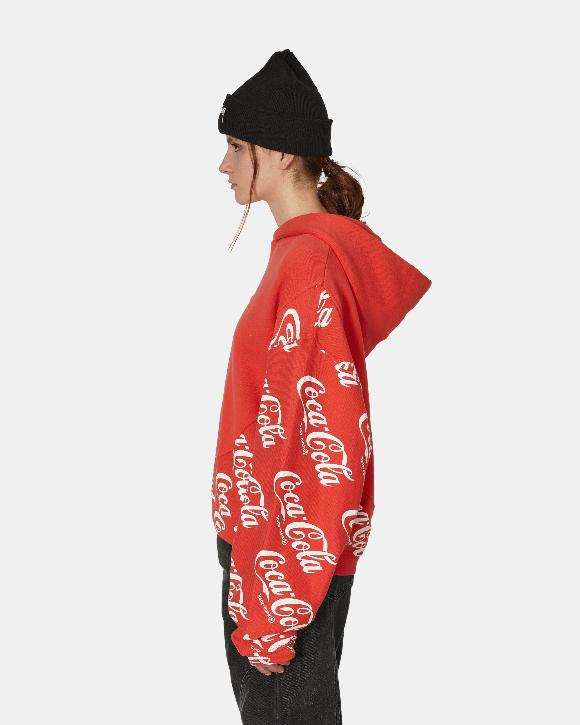 Coca-Cola Swirl Hooded Sweatshirt Red