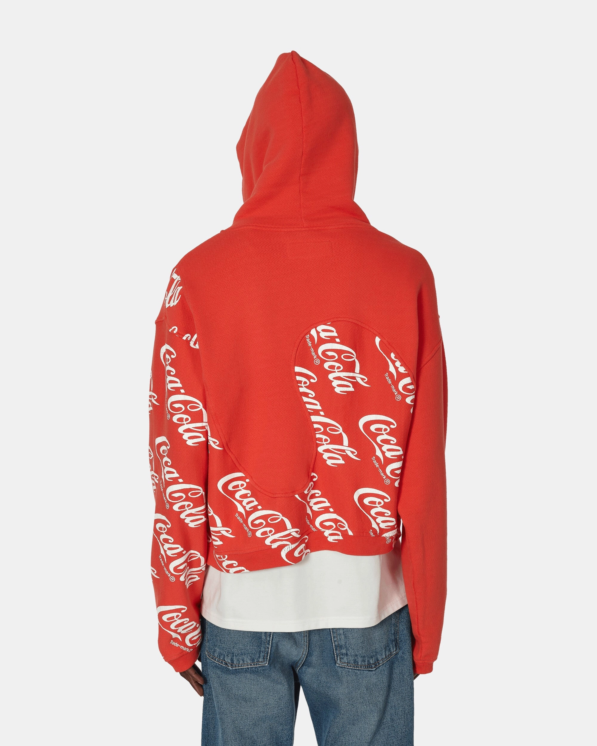 Coca-Cola Swirl Hooded Sweatshirt Red