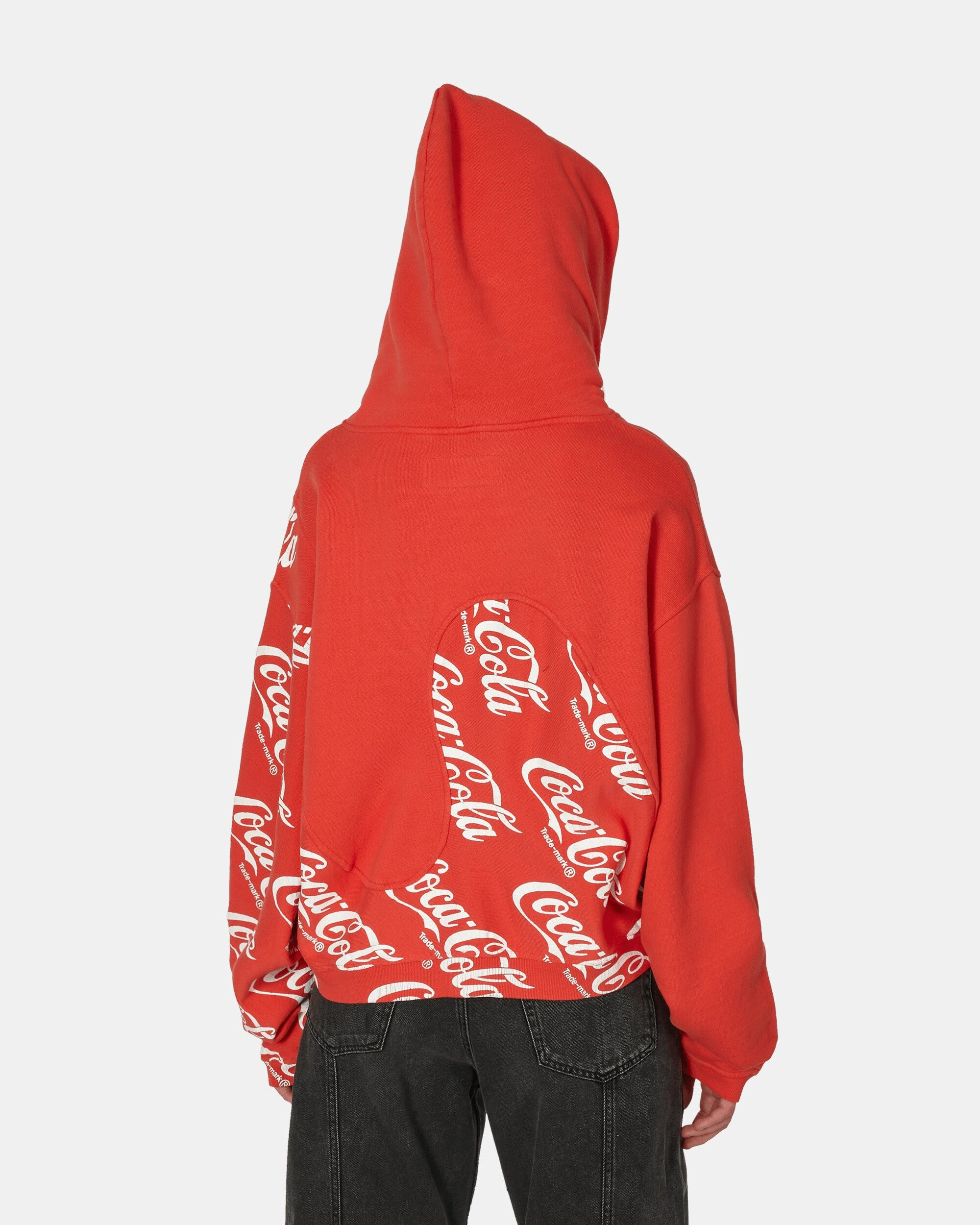 Coca-Cola Swirl Hooded Sweatshirt Red