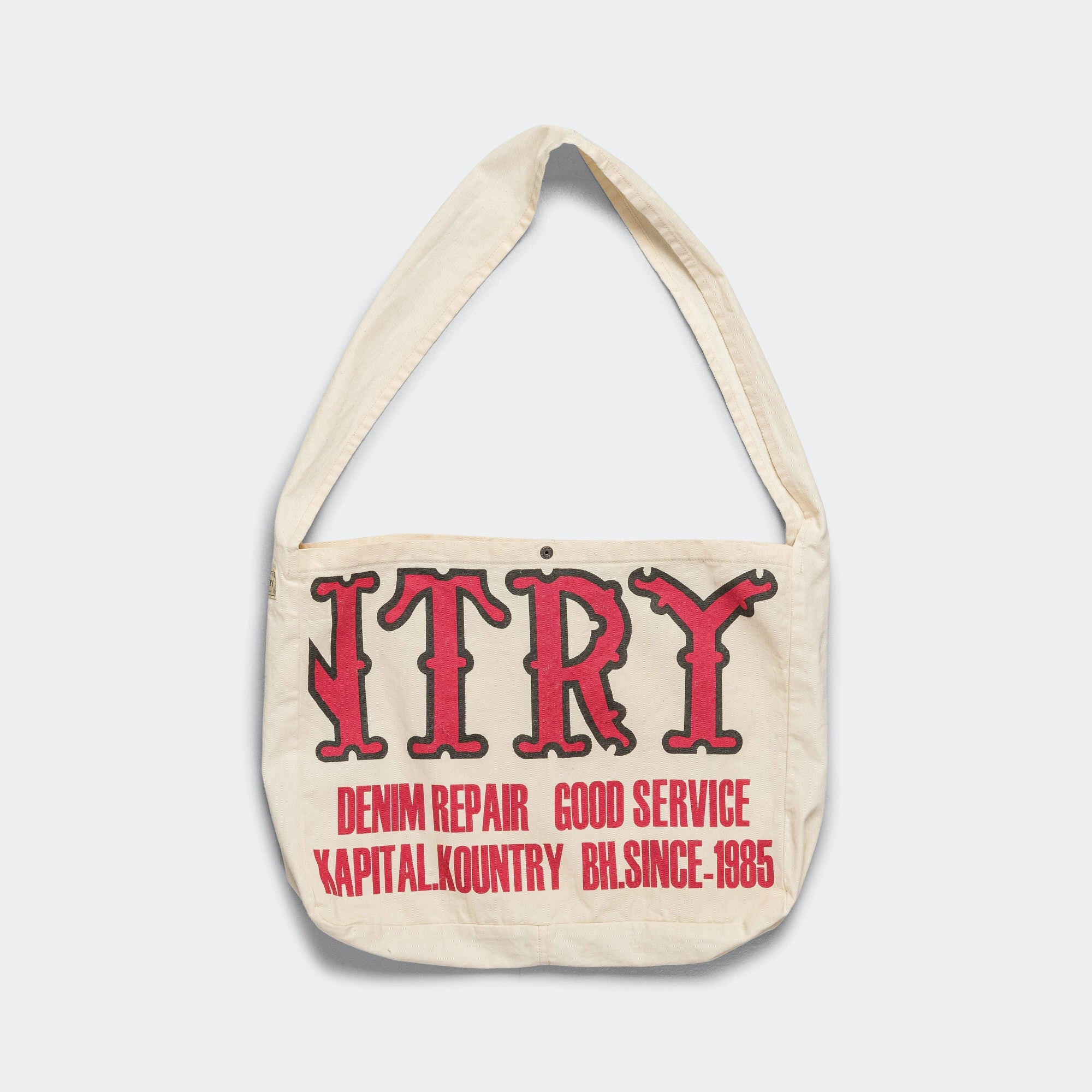 Cotton Twill KOUNTRY FACTORY Book Bag - Ecru