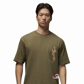 Crew Neck Tee 'Medium Olive'