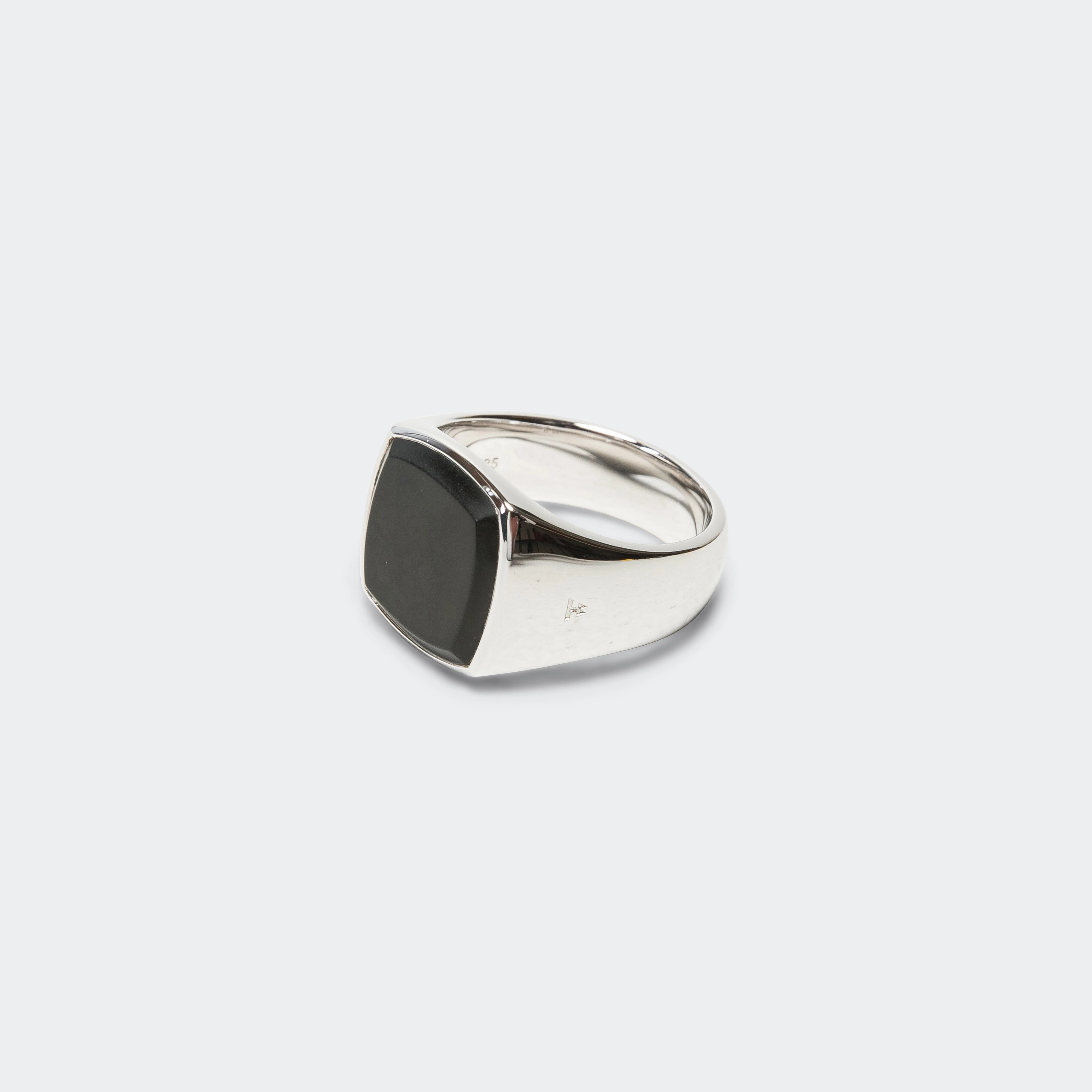 Cushion Ring - Black Onyx