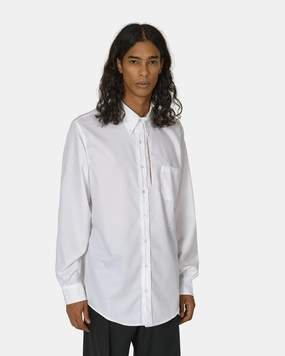 Cut-Out Longsleeve Shirt White