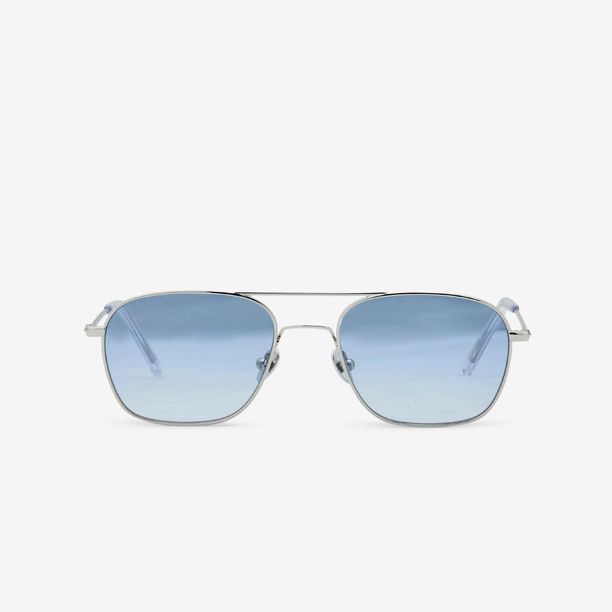 Dion Silver | Blue Gradient Lens
