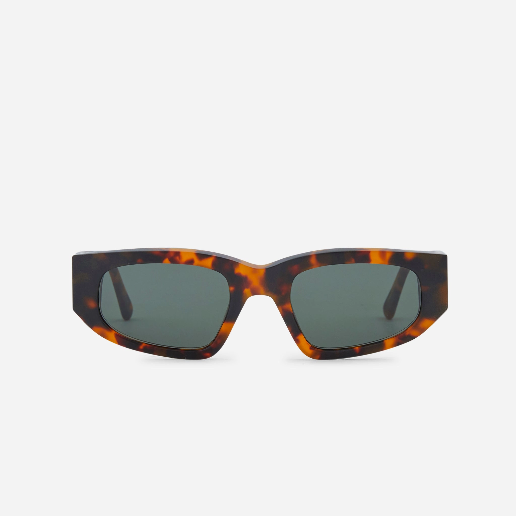 Eclipse Matte Havana | Green Solid Lens