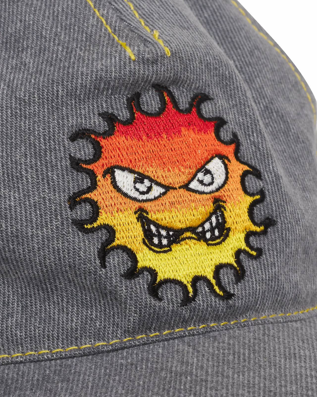 Embroidered Logo Cap Grey