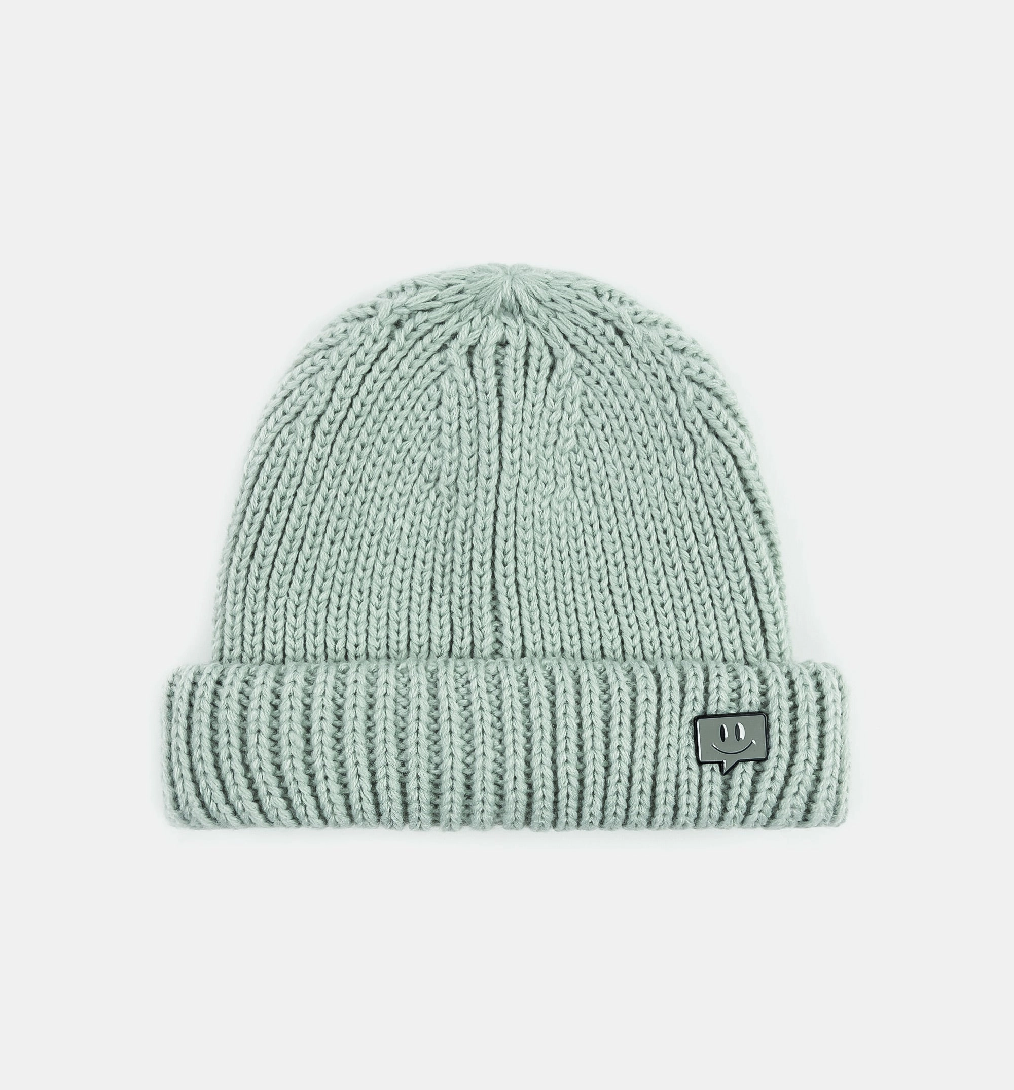 Enamel Pin Beanie Sage Mens Hat - Sage