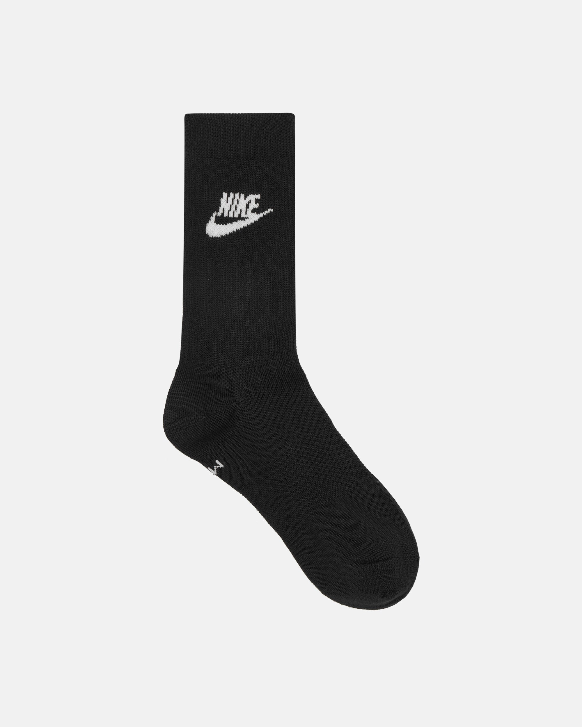Everyday Essential 3-Pack Crew Socks Black