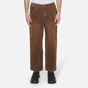 Fade Washed Corduroy Pants Sand Brown