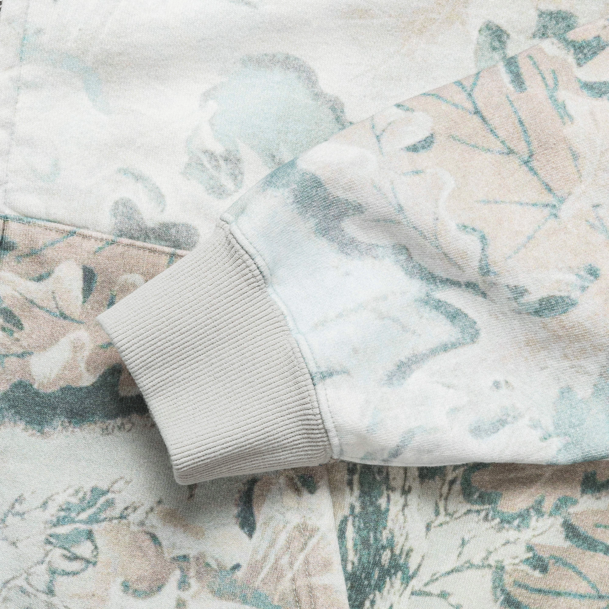 Faded Print Zip-Up Hoodie - Realtree