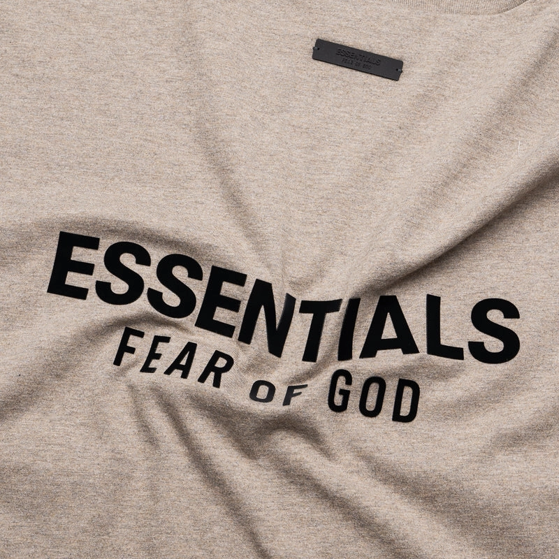 Fear Of God Essentials Jersey L/S Tee - Heather Gray