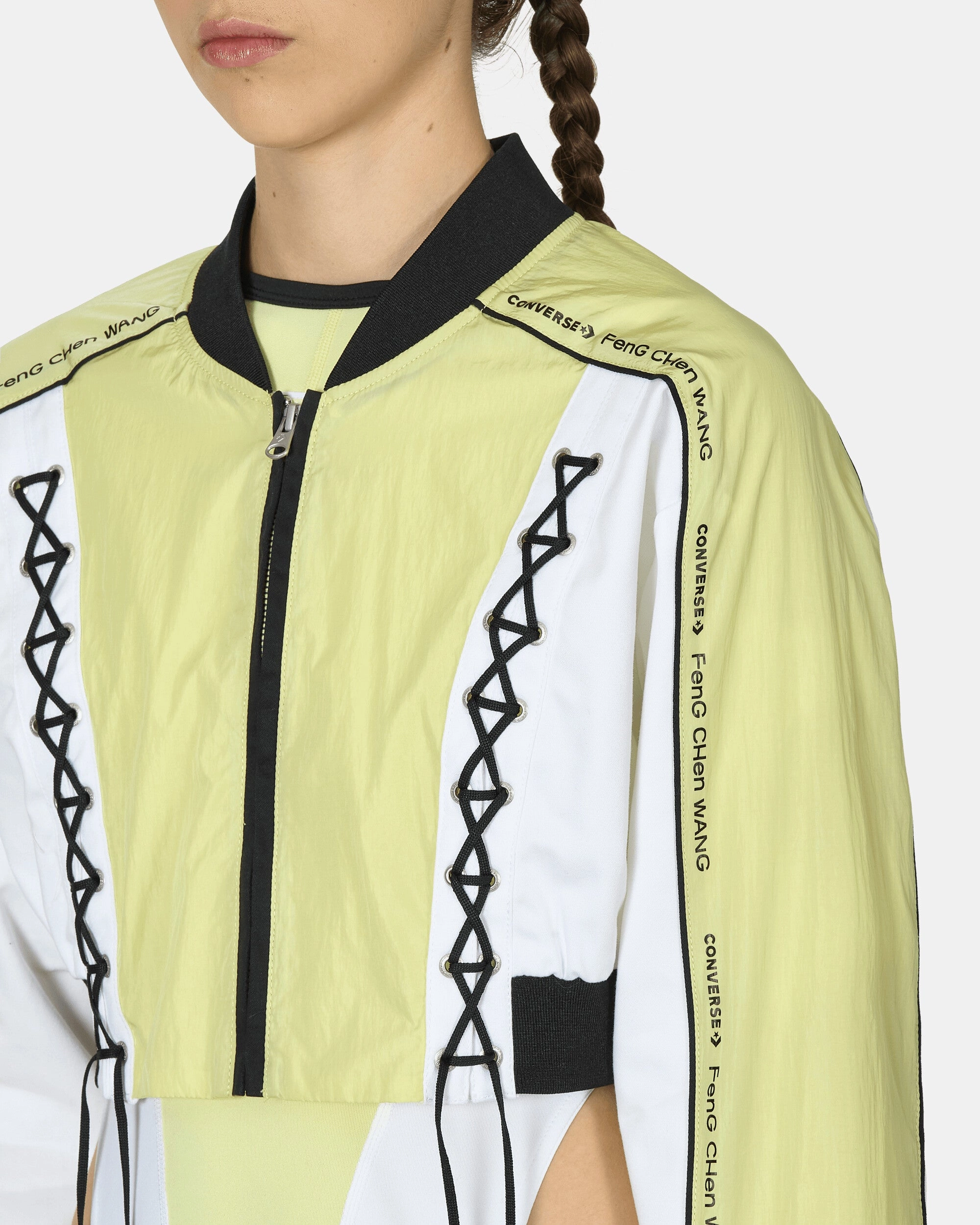 Feng Chen Wang Jacket Pale Lime Yellow