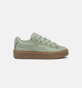 Fenty Creeper Phatty Earth Tone Womens Lifestyle Shoe - Green Fog/Gold/Gum