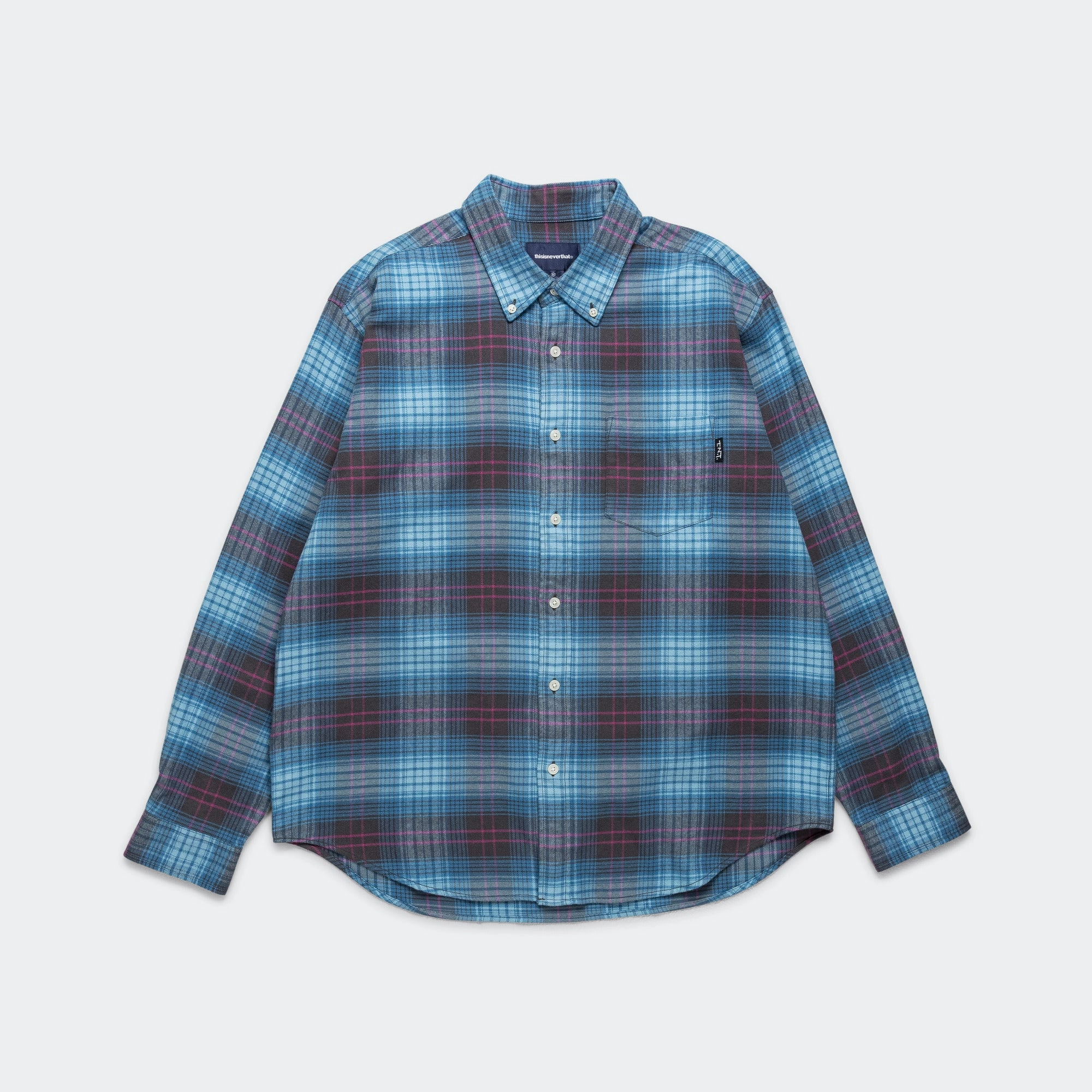 Flannel Check Shirt - Blue