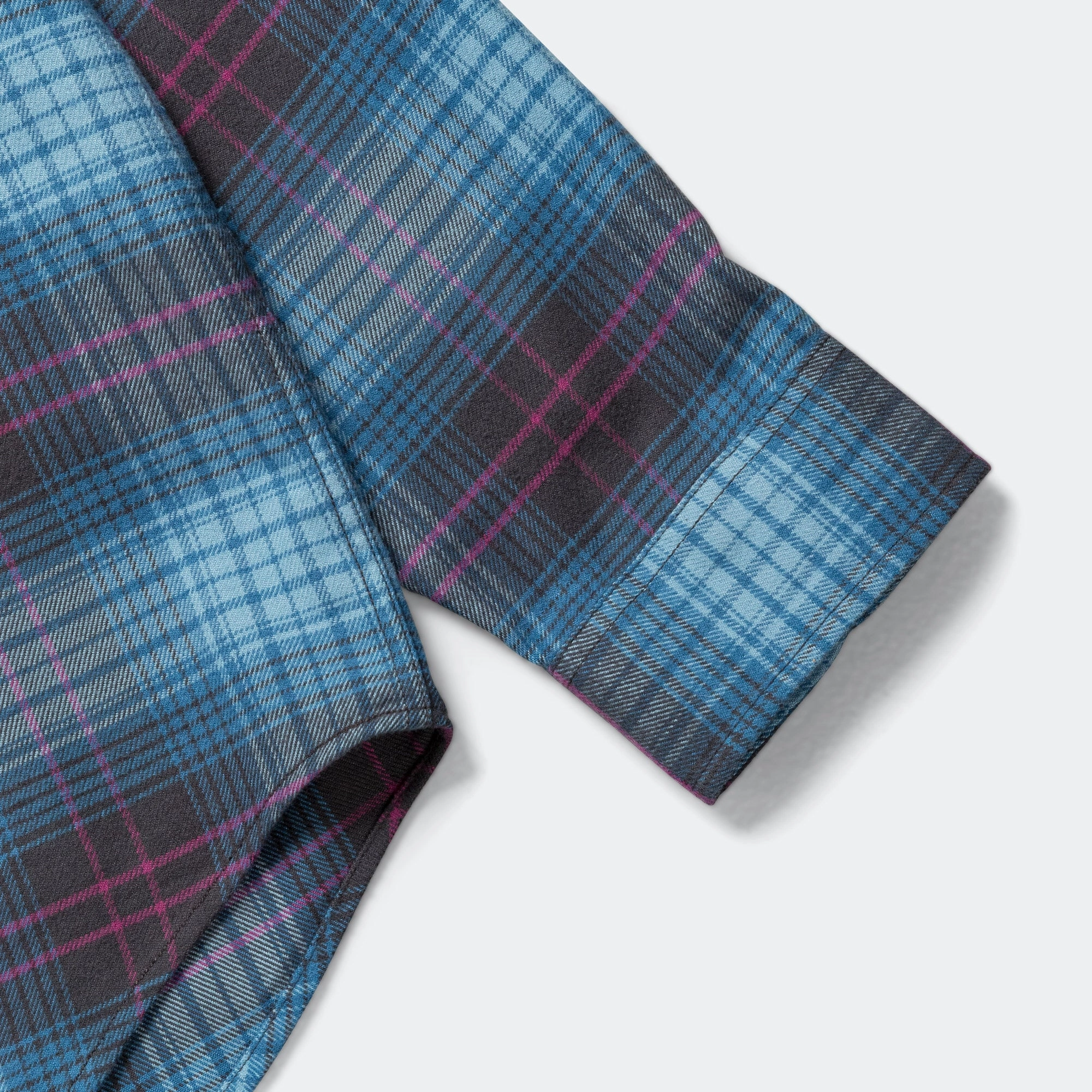 Flannel Check Shirt - Blue