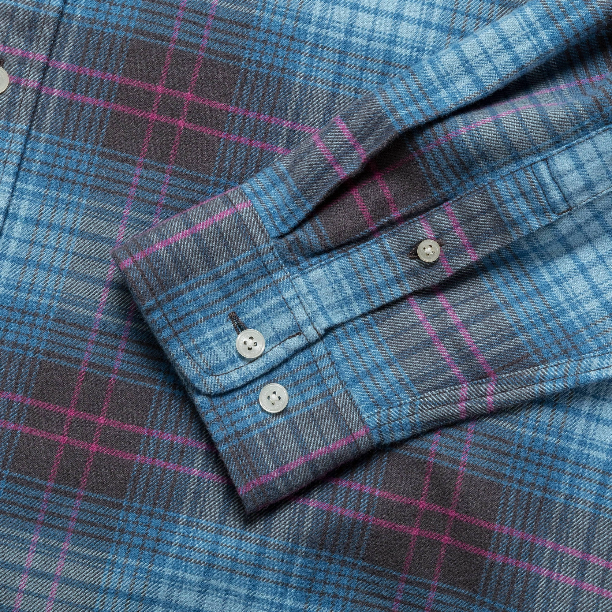 Flannel Check Shirt - Blue
