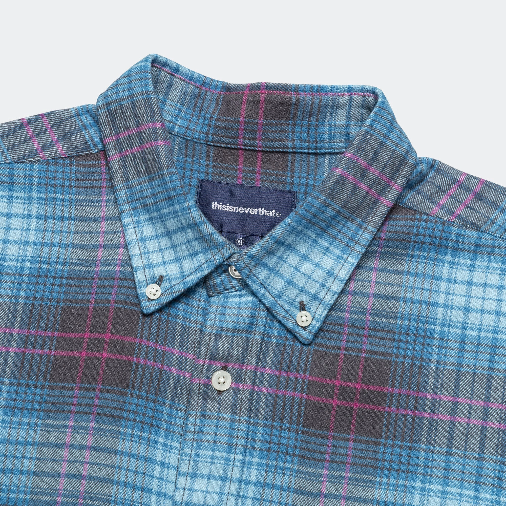 Flannel Check Shirt - Blue