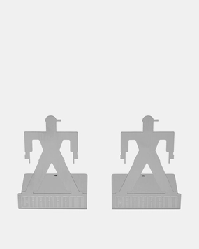 Foundation Bookends Silver