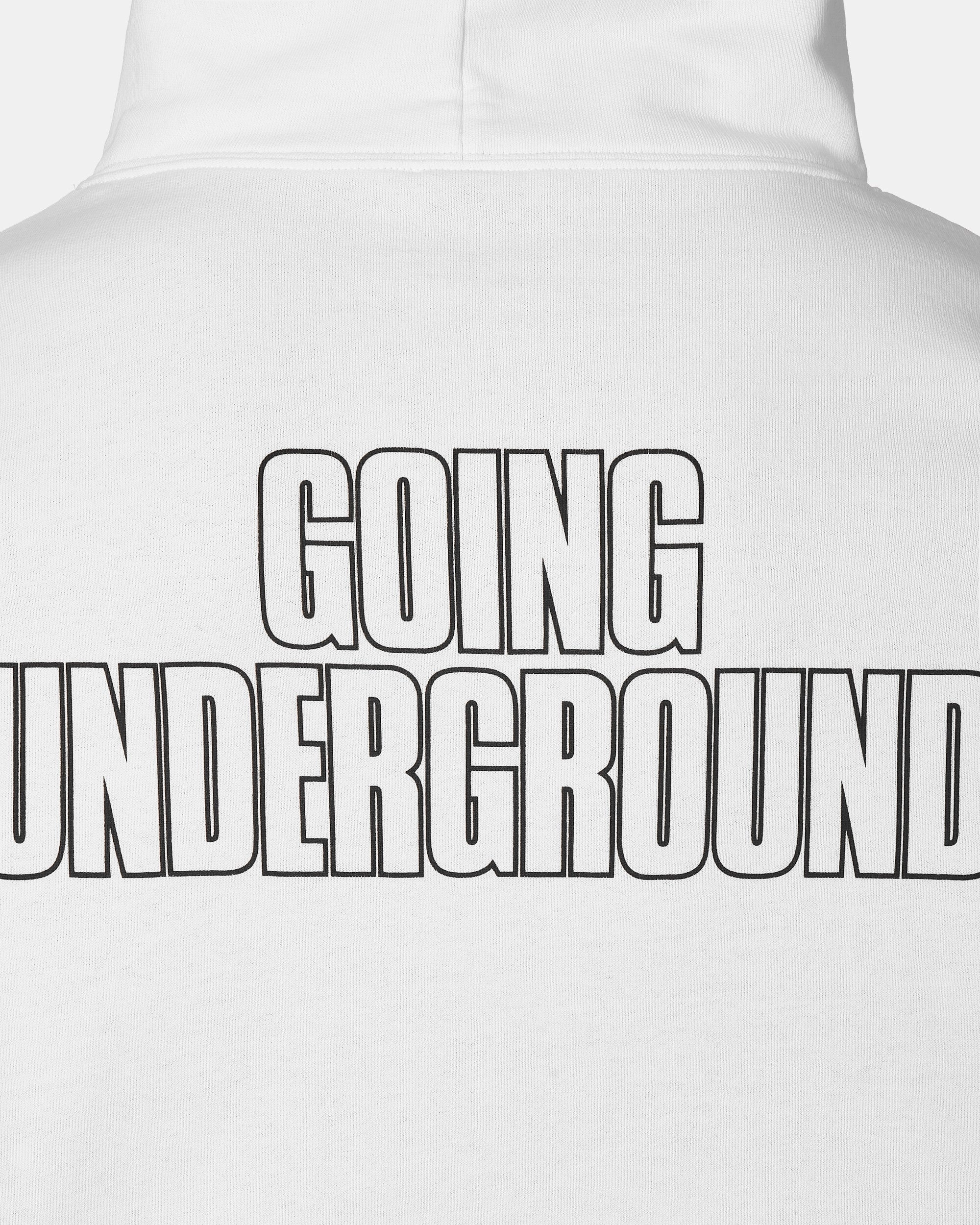 Gaznevada Graphic Hooded Sweatshirt White