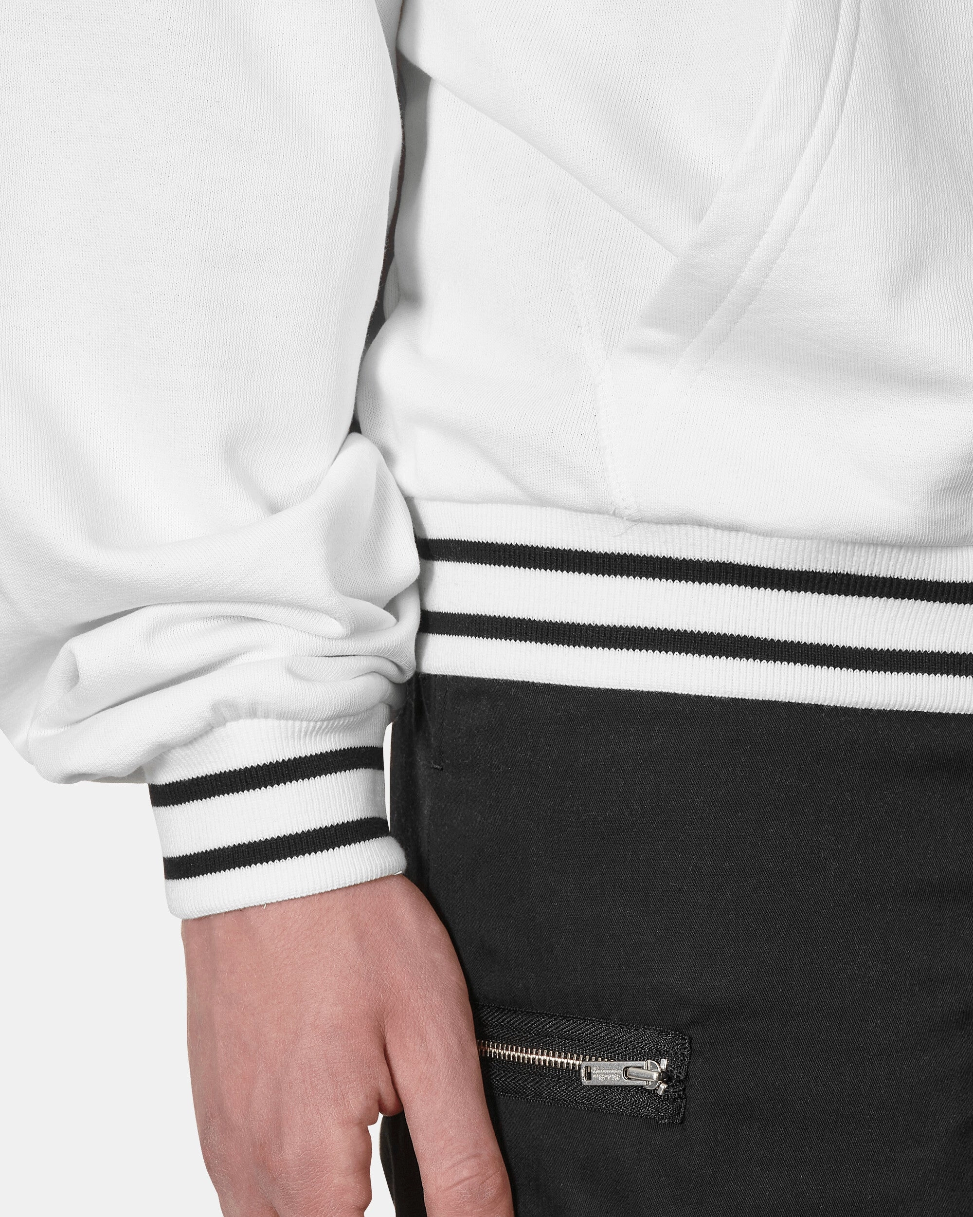 Gaznevada Graphic Hooded Sweatshirt White