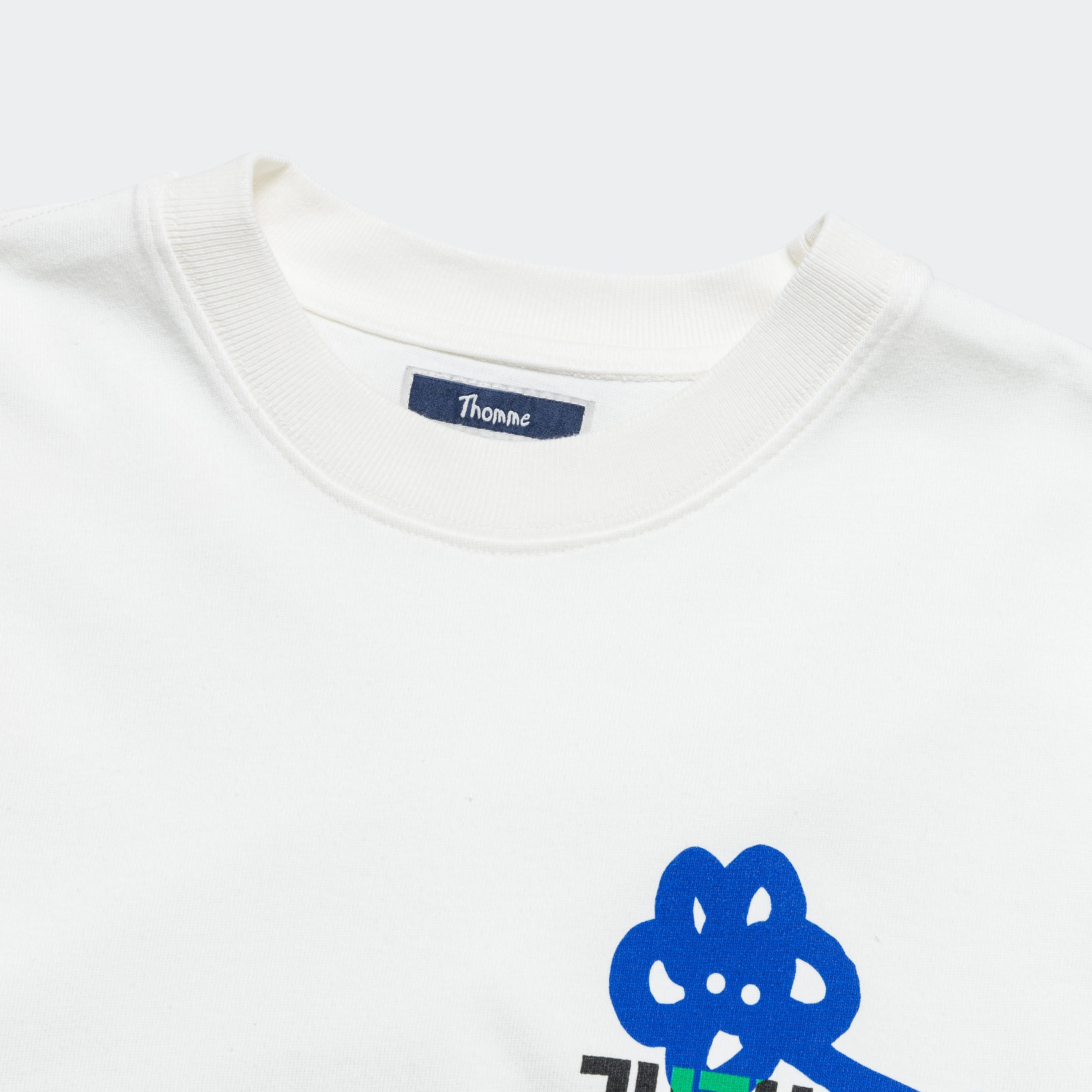 Ghosty Tee x UP THERE - White
