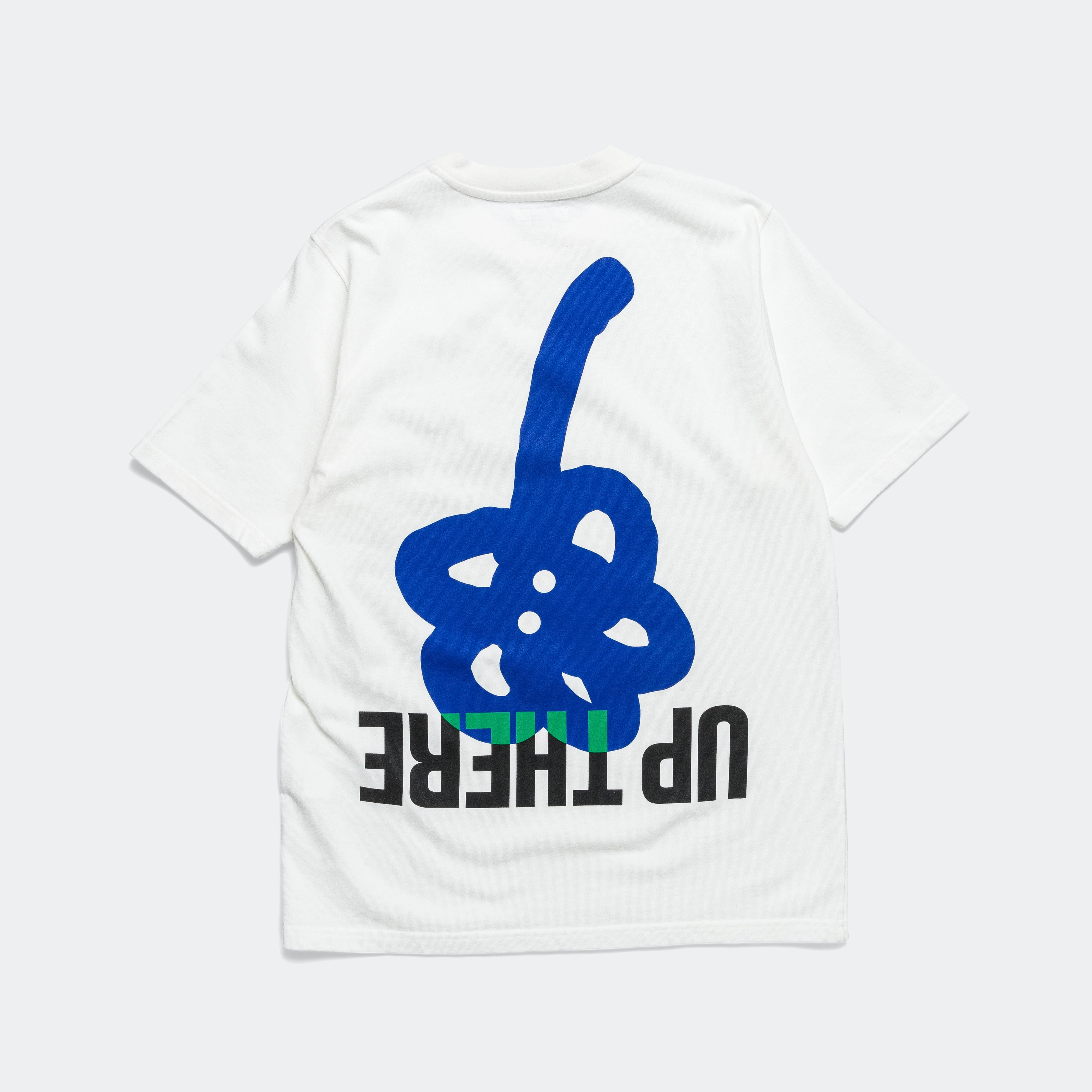 Ghosty Tee x UP THERE - White