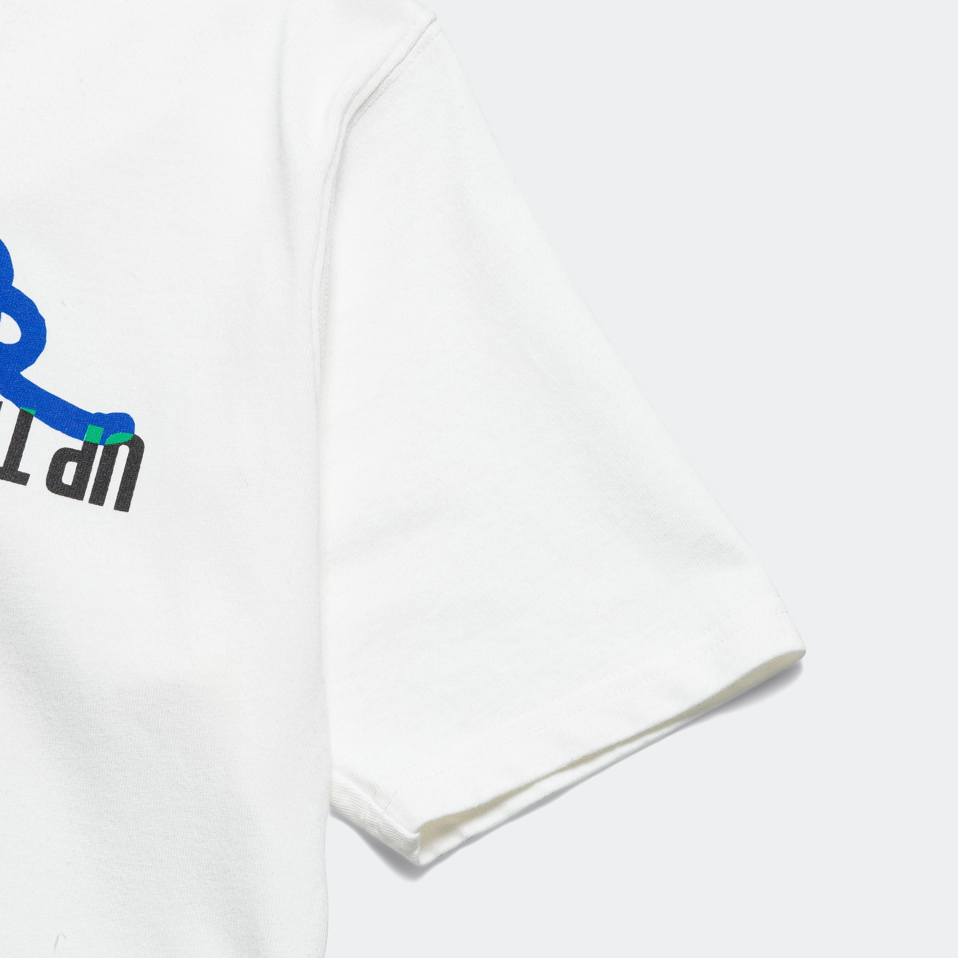 Ghosty Tee x UP THERE - White
