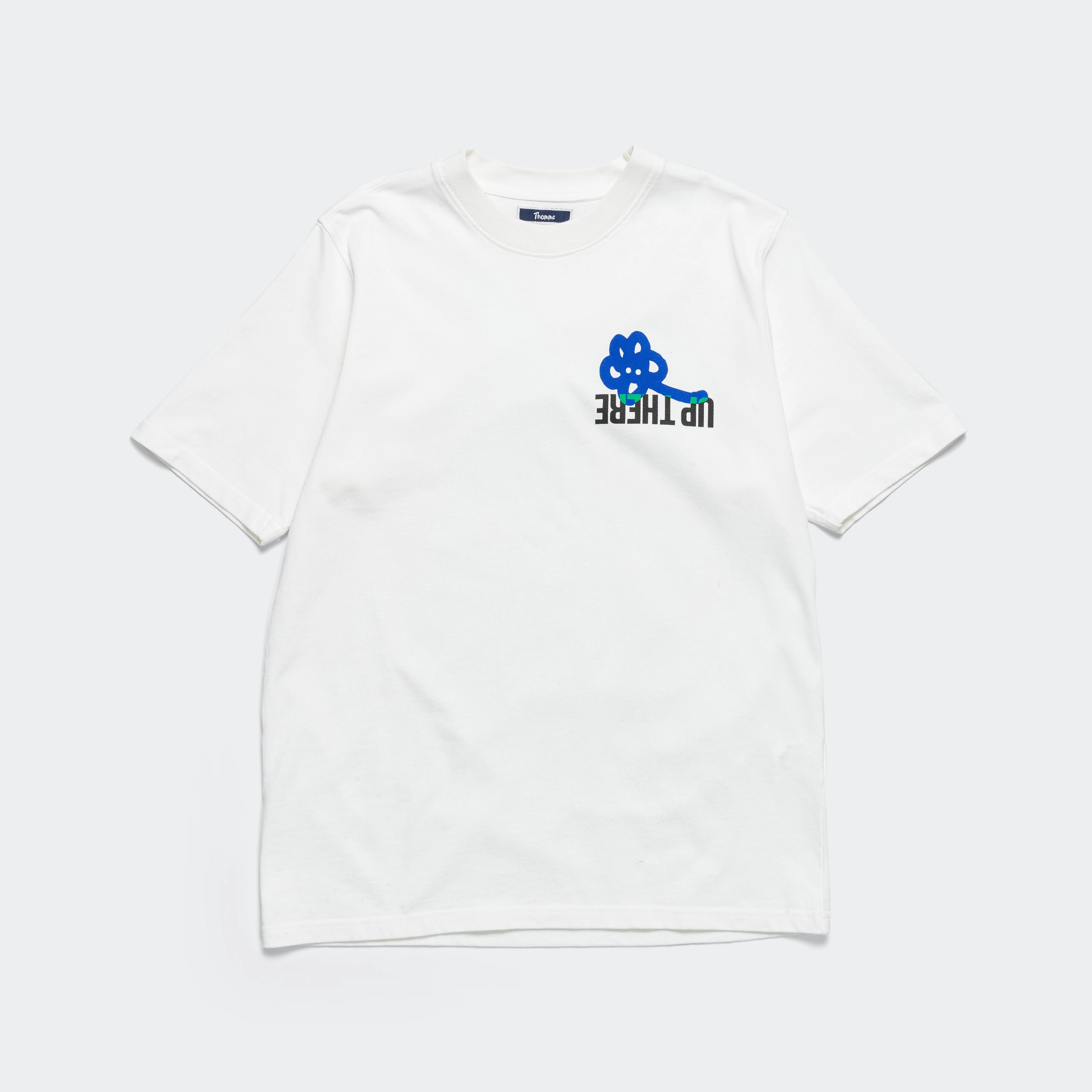 Ghosty Tee x UP THERE - White