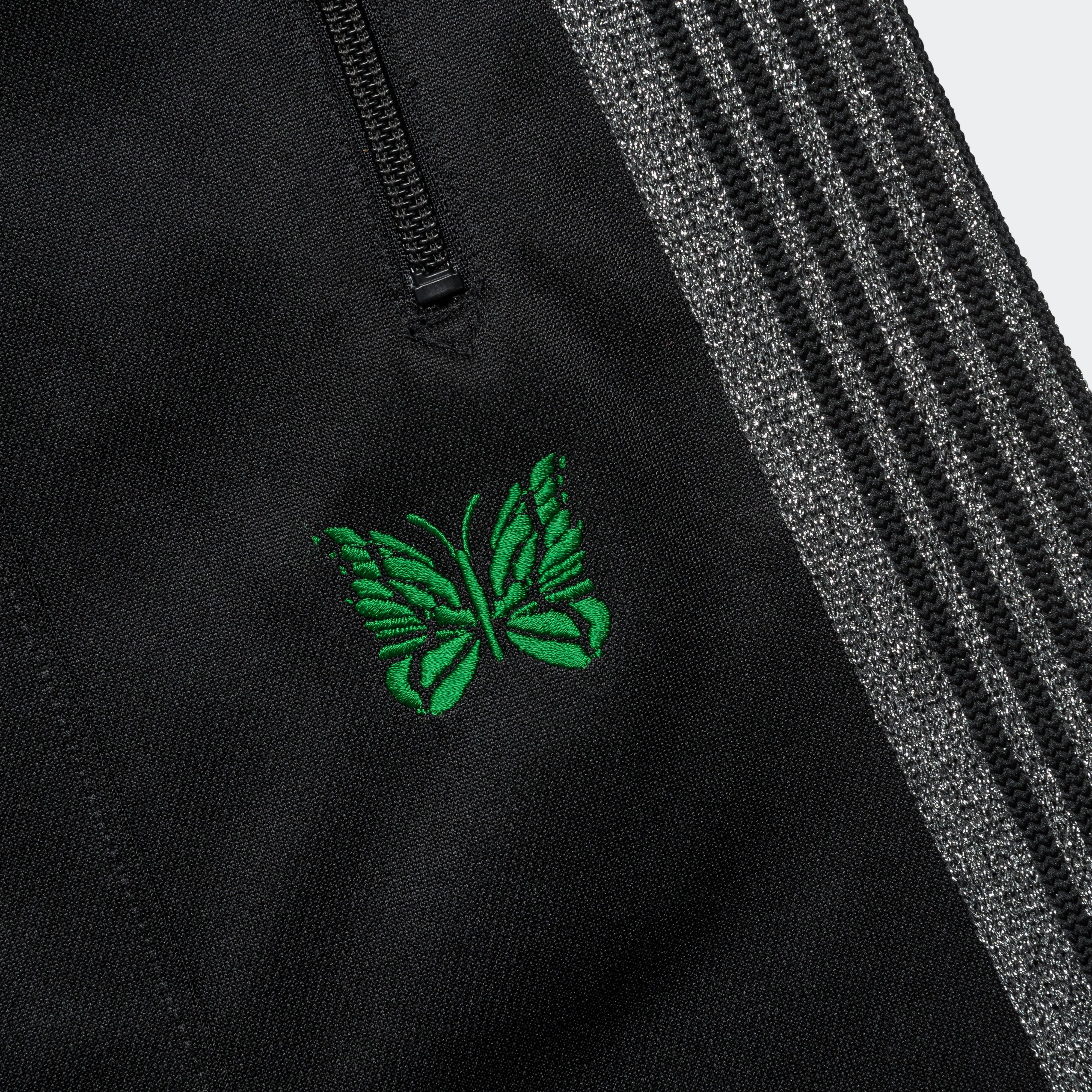 H.D. Track Short x UP THERE - Black/Silver Poly Smooth