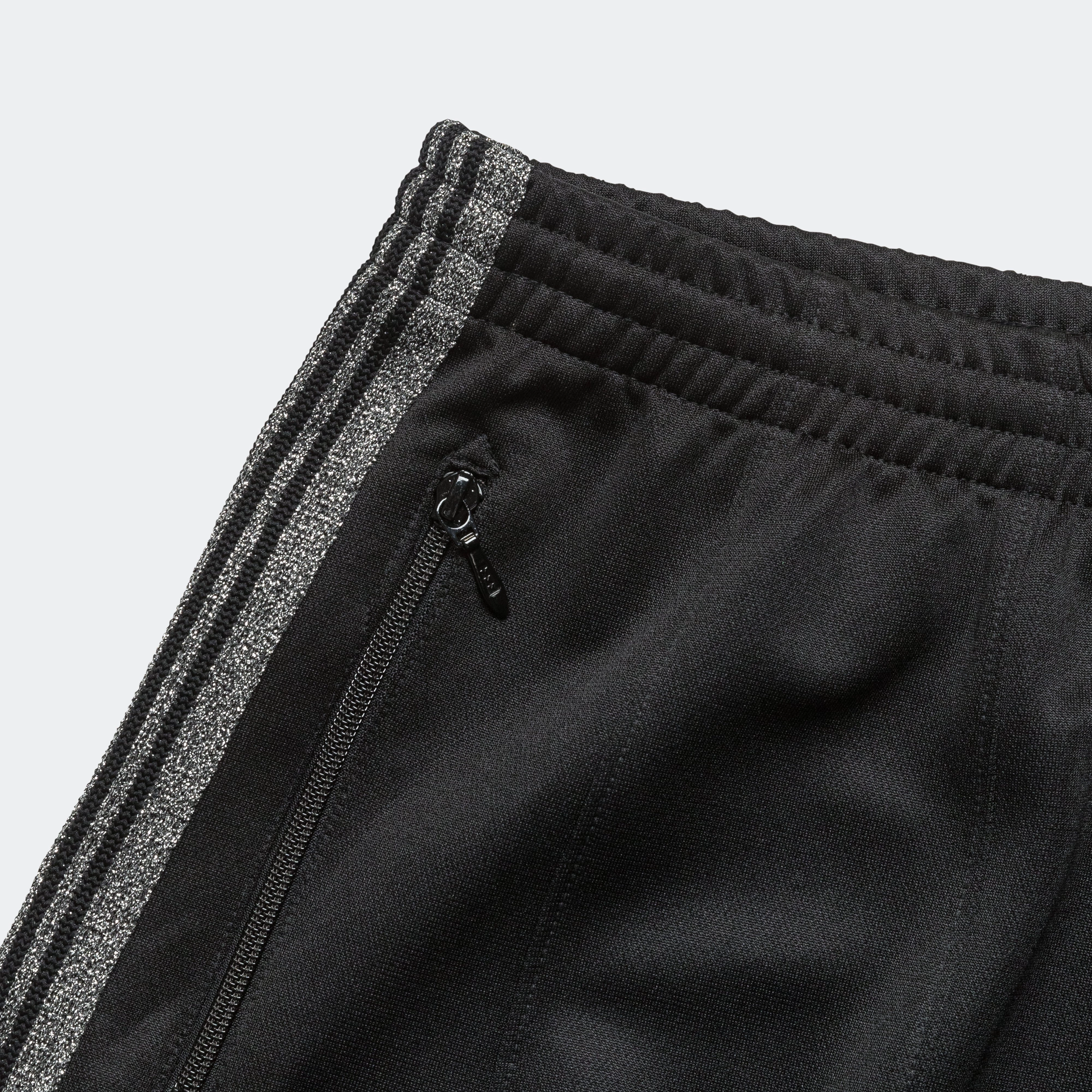 H.D. Track Short x UP THERE - Black/Silver Poly Smooth