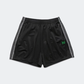 H.D. Track Short x UP THERE - Black/Silver Poly Smooth