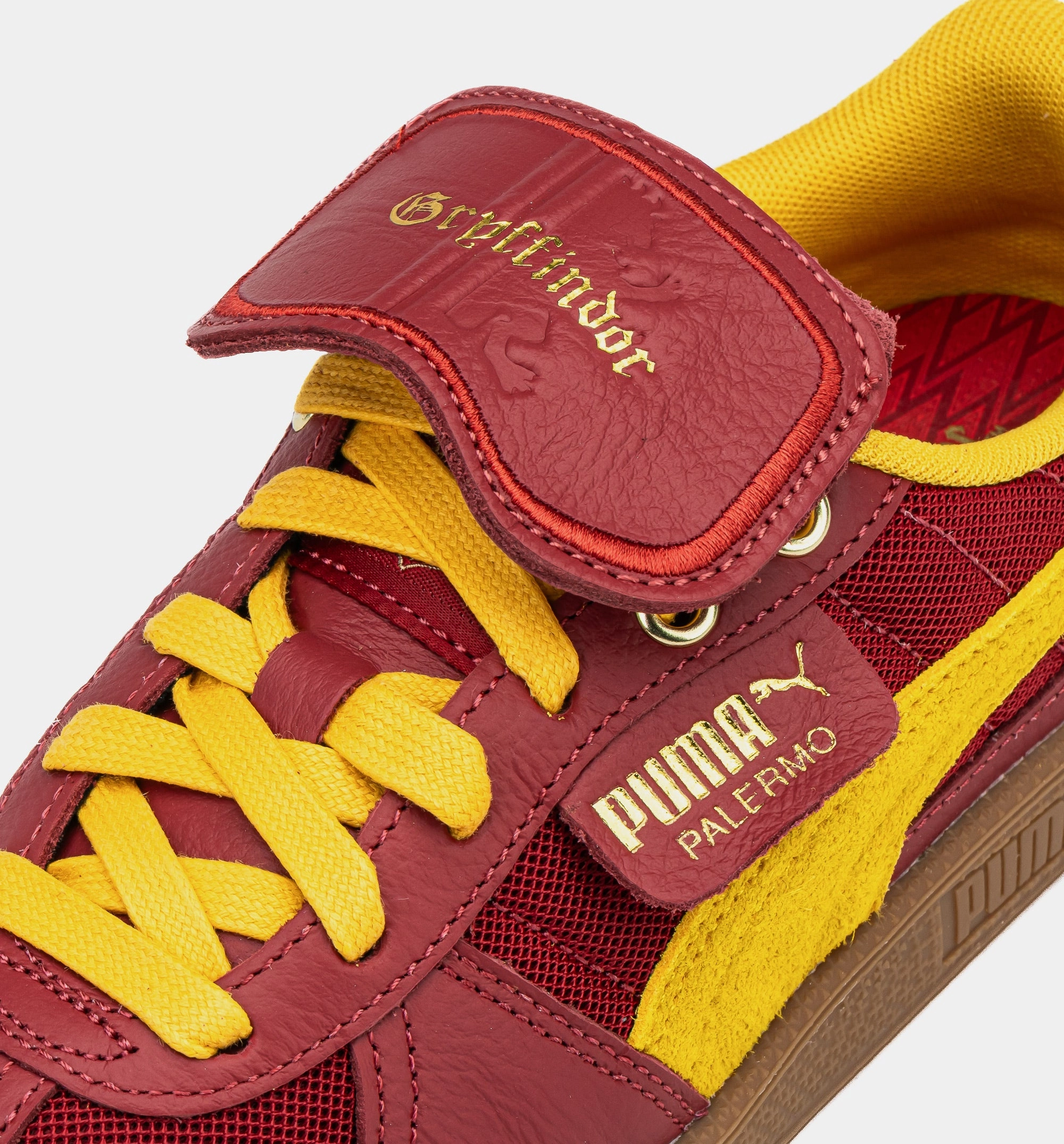 Harry Potter x Palermo Gryffindor Grade School Lifestyle Shoe - Dark Crimson/Yellow Free Shipping