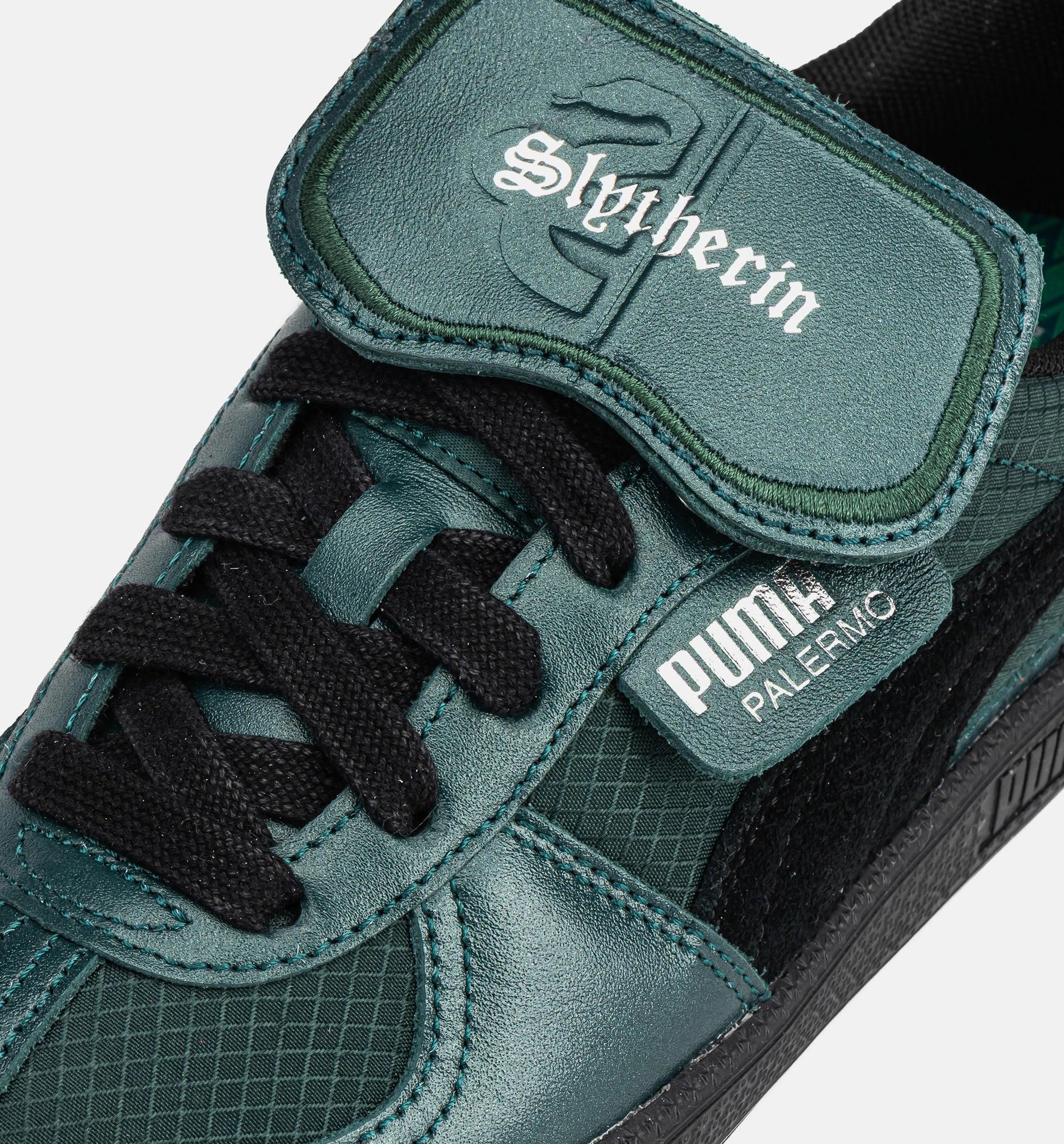 Harry Potter x Palermo Slytherin Grade School Lifestyle Shoe - Dark Myrtle/Black Free Shipping