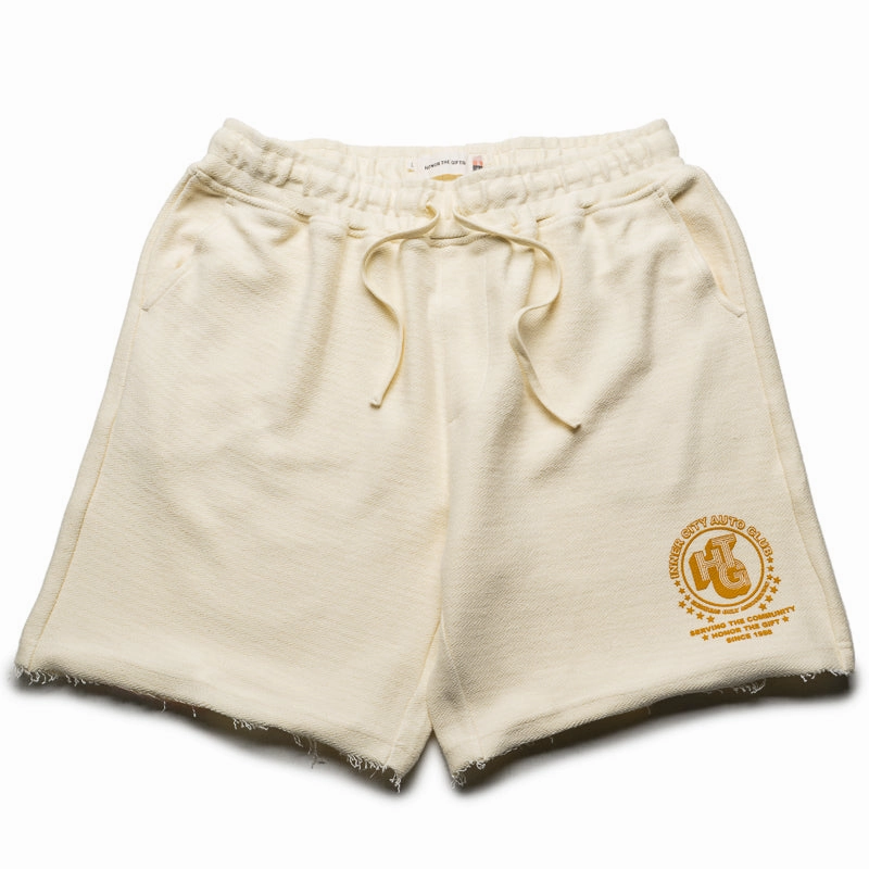 Honor The Gift Race Herringbone Short - White