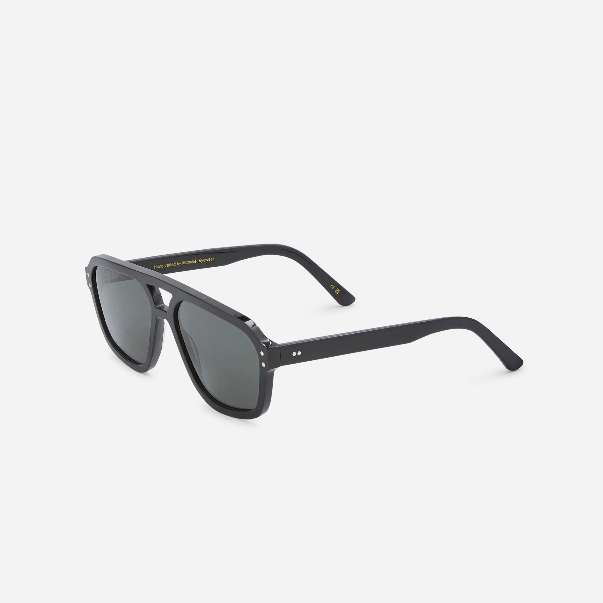 Jet Black | Green Solid Lens